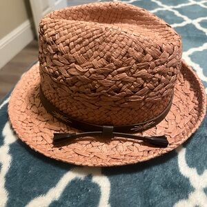 Brown Woven Women's Hat